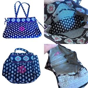Vera Bradley Purse and Matching Make Up Bag